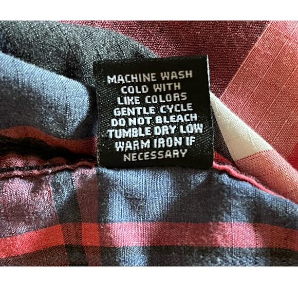 BKE Vintage Brand Men's Plaid‎ Western Shirt Size M Classic Pearl Snap Front - Picture 8 of 11